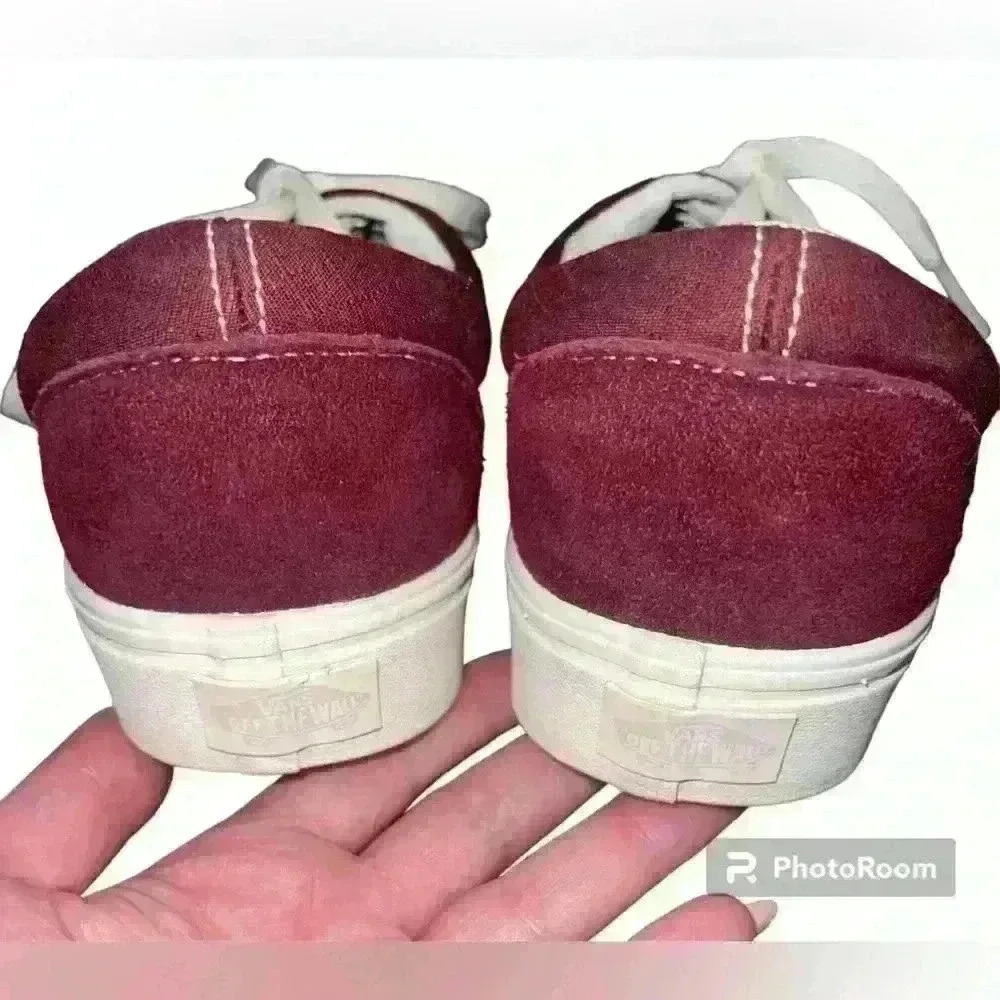 Maroon suede vans - Picture 4 of 8